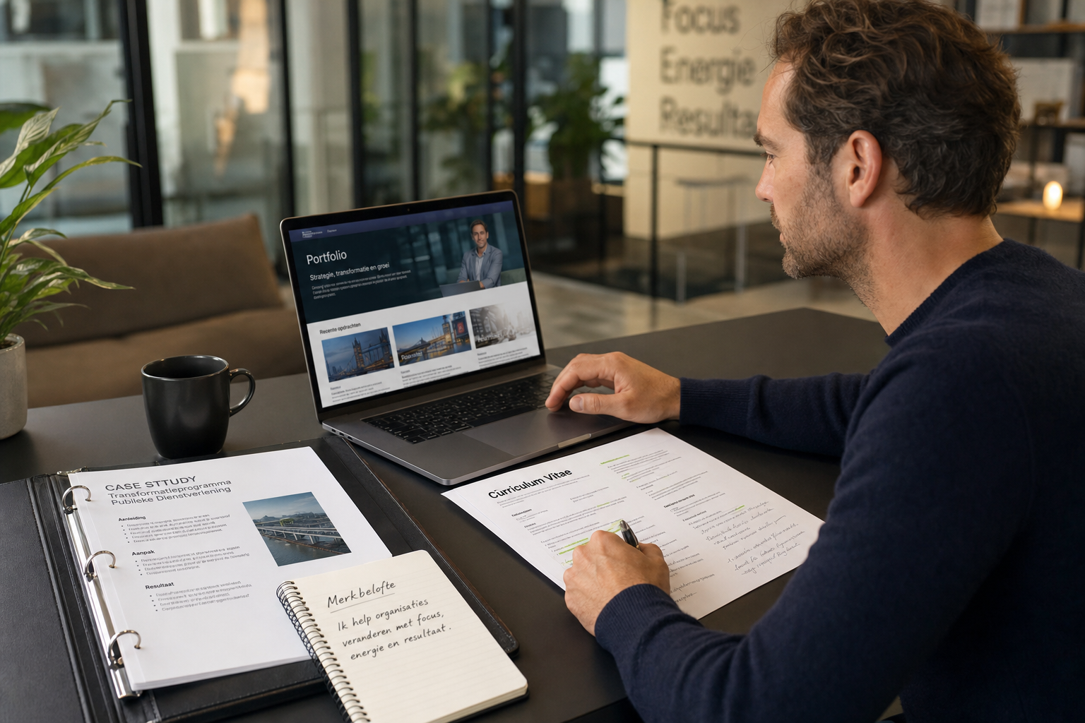 Interim professional portfolio opbouwen