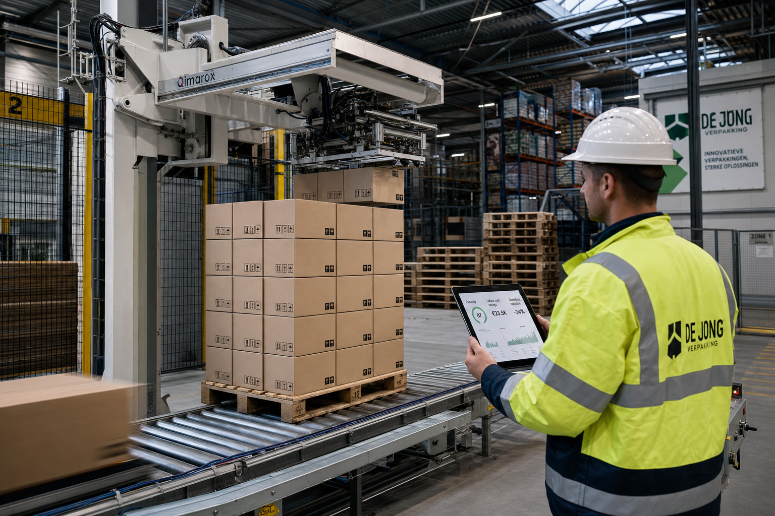 Berekening terugverdientijd palletiseermachine
