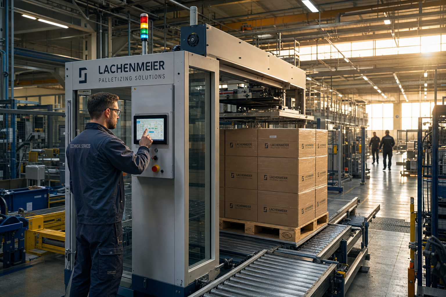 ROI analyse palletiseermachine capaciteit