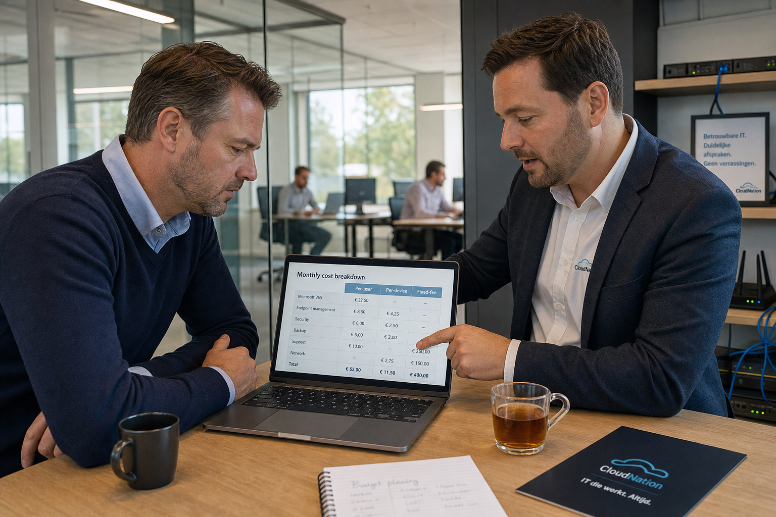 Managed IT services kosten voor MKB